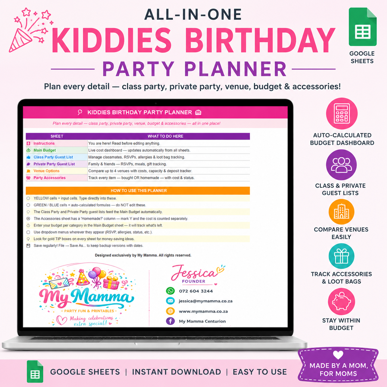 Kiddies Party Planner Main Image